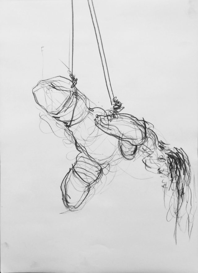 ‘shibari Drawings The Modern Performative Body Heidi Wigmore