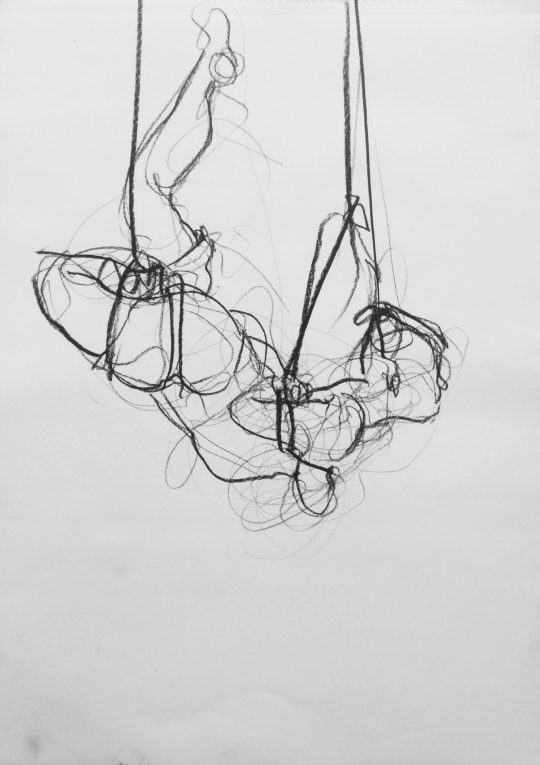 ‘Shibari’ drawings: the modern performative body – Heidi Wigmore