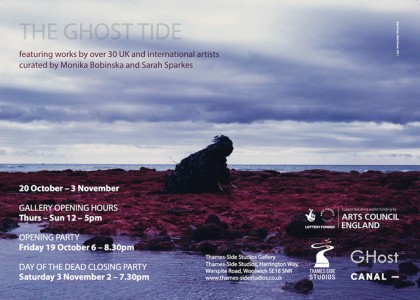 The Ghost Tide Arts Council England Funded front EFLYER